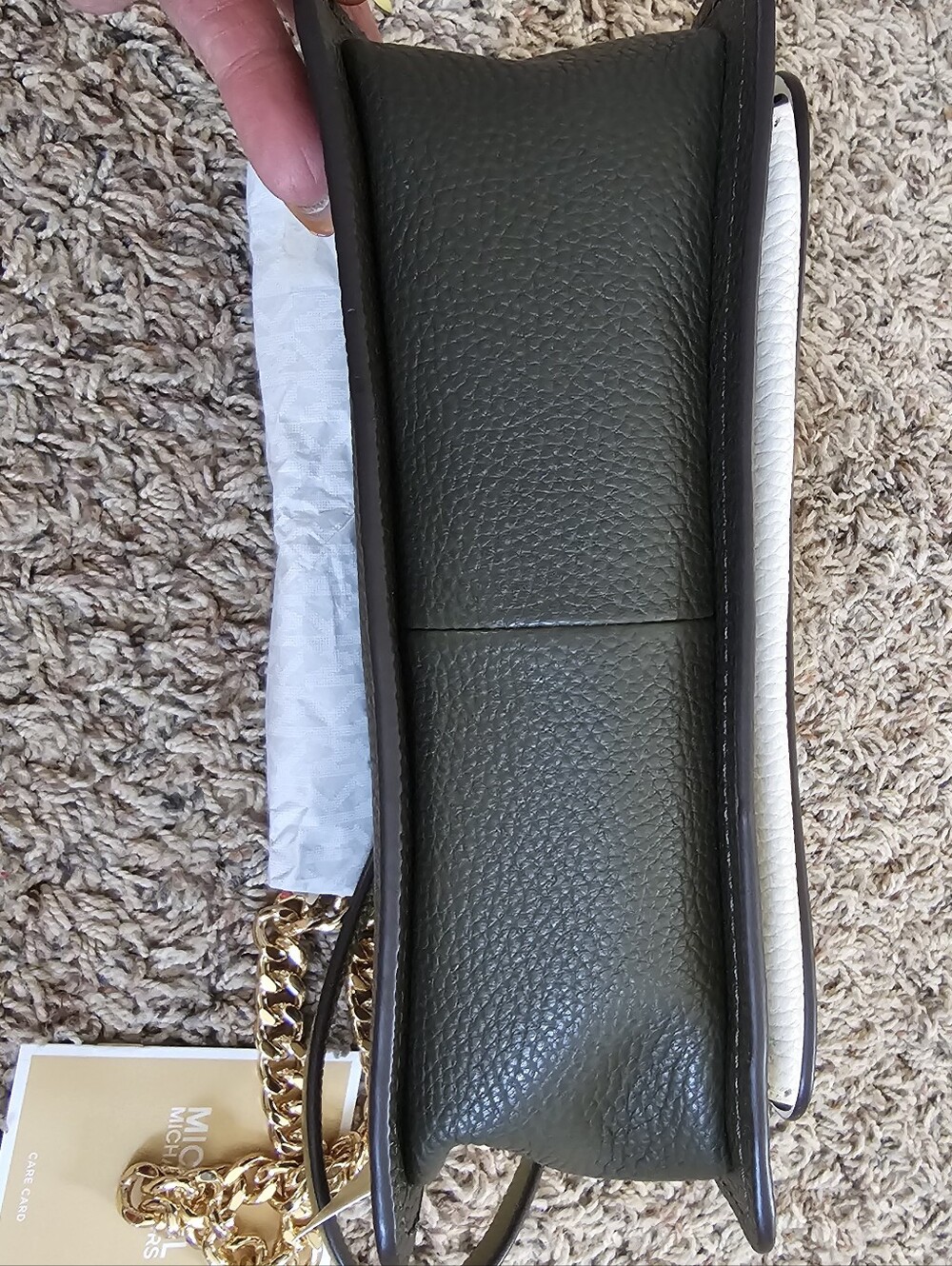 Michael Kors Clair Pistachio Multi Crossbody Bag - Picture 3 of 7